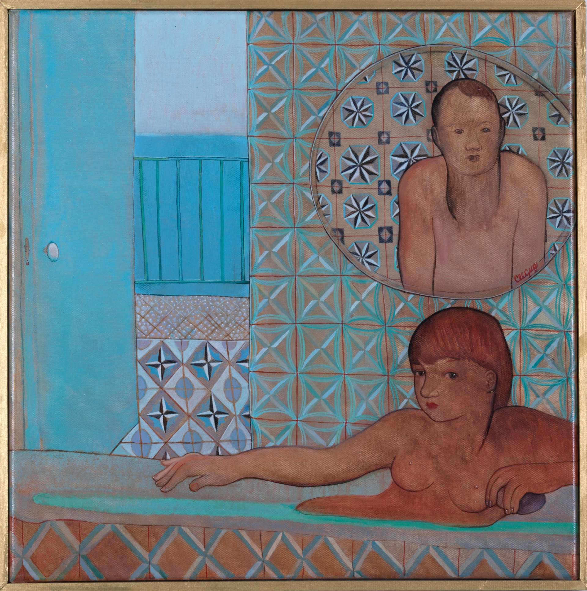 LE BAIN AU RAYON VERT - Linette Cajou